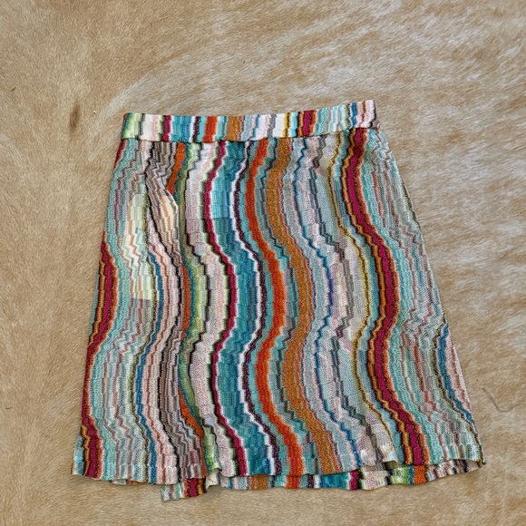 Missoni Wavy Multicolor Mini Skirt - Picture 4 of 4